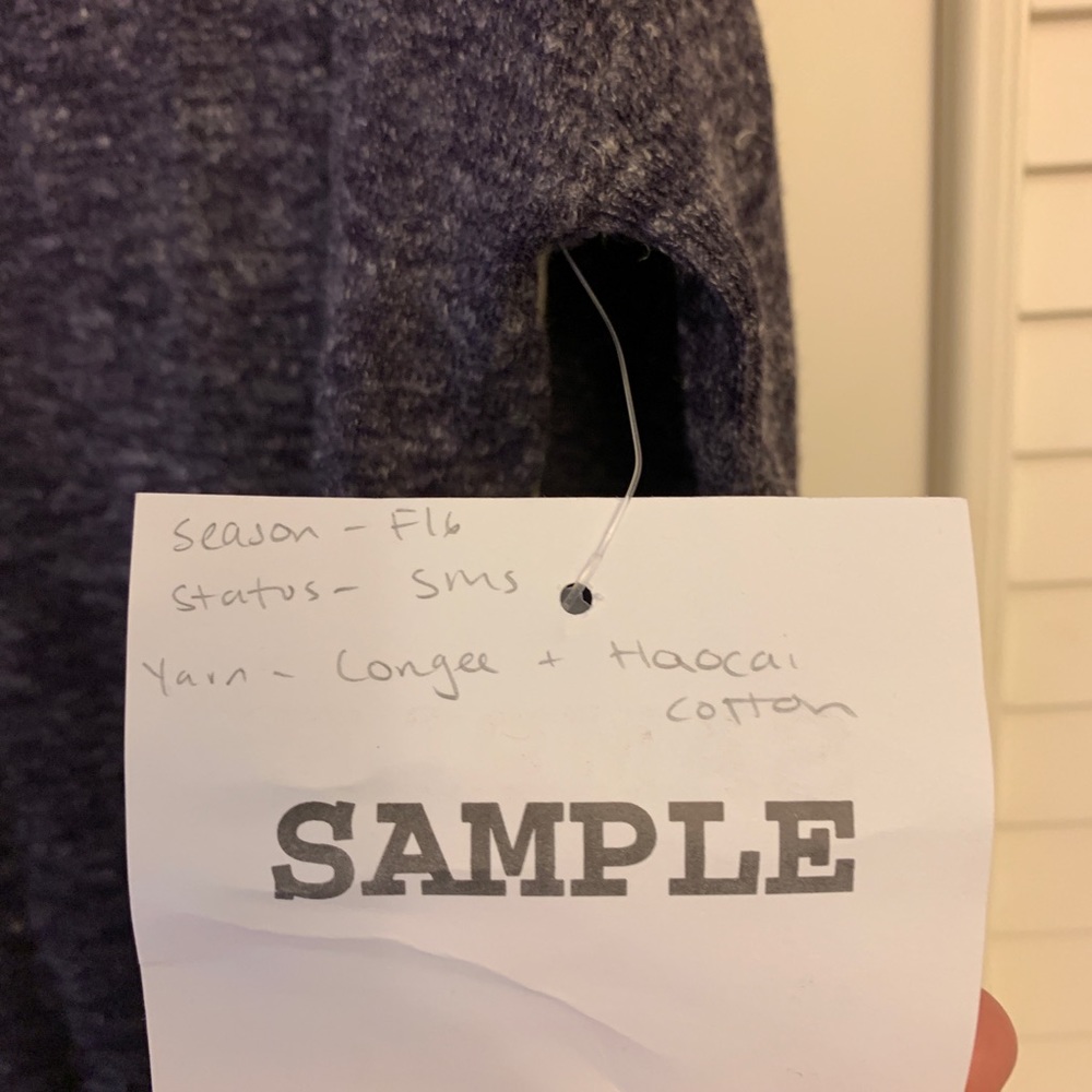SAMPLE Fall2016- RARE ED Purple Knit Sweater - Picture 5 of 8